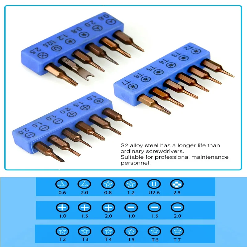 High Quality Screwdriver Set SS-5116 Phone Repair Tools Kit Spudger Pry  Opening Screwdriver tools Set for IP Samsung Repair
