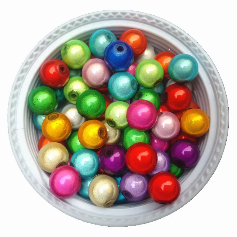 

Free Shipping 10MM Round Acrylic Miracle Beads Jewelry Spacer Beads Fit for DIY Necklace Bracelet Earring Keryring 900pcs