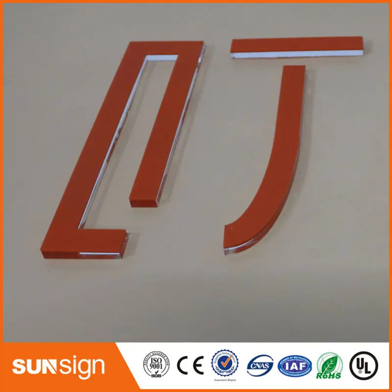 Sunsign kustom dekorasi acrylic indoor signage