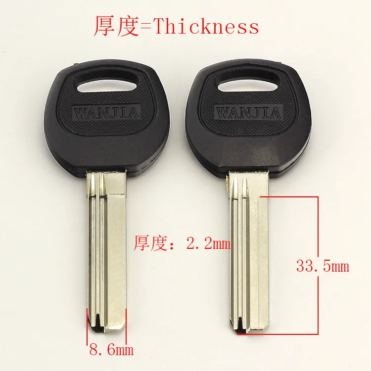 Best quality B293 House Home Door Key blanks Locksmith Supplies Blank Keys 25 pieces/lot