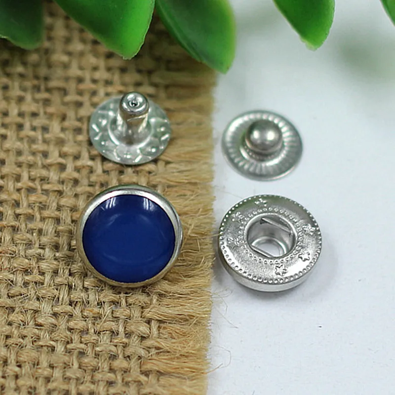 Free shipping 12mm 50pcs/lot high quality resin bread pearl copper prong snap button bodysuit popper children\'s clothing button