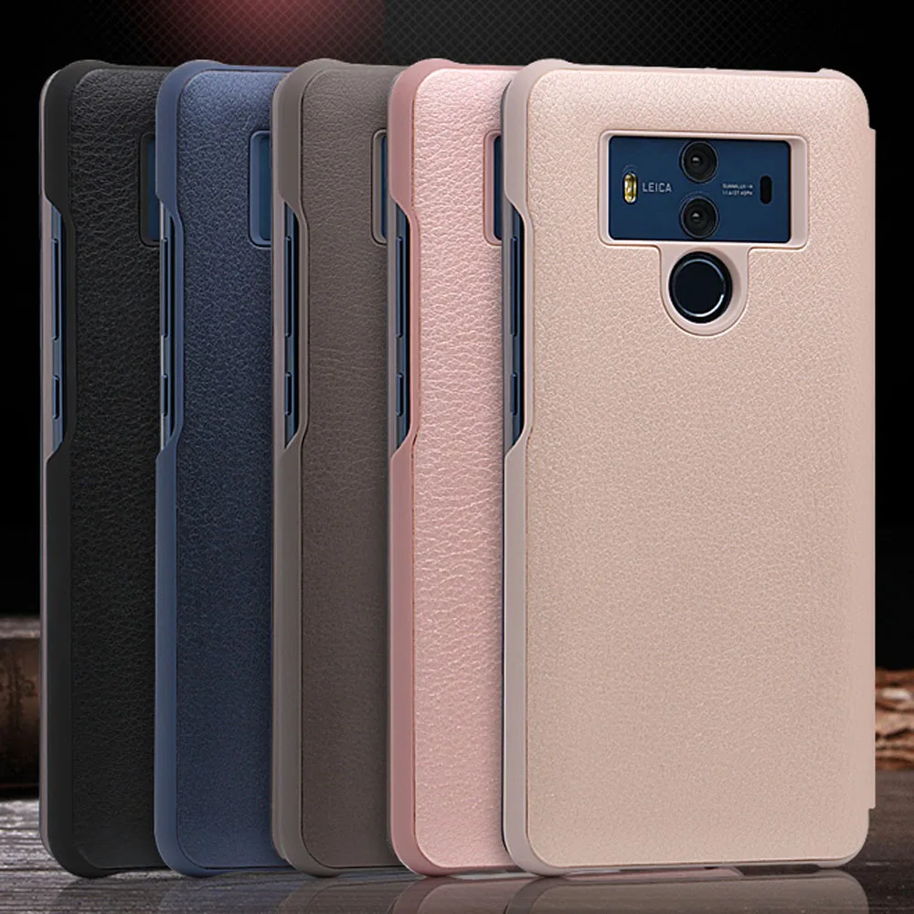 Smart View Case For Huawei Mate 10 Pro Mate10pro Magnetic Shockproof Cover For Huawei Mate10 Pro 10pro Flip Leather Phone Case