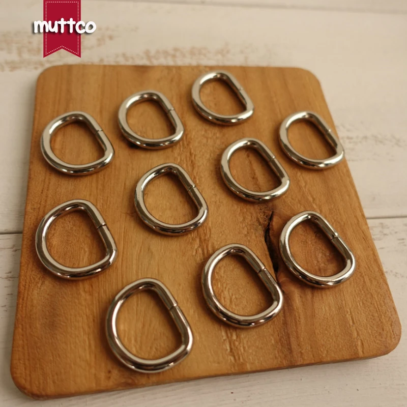 DIY for dog collar 2.0cm D Shaped Clasp Clip Knapsack Belt Buckle Sewing Semi Ring Metal buckles Accessories DK-001