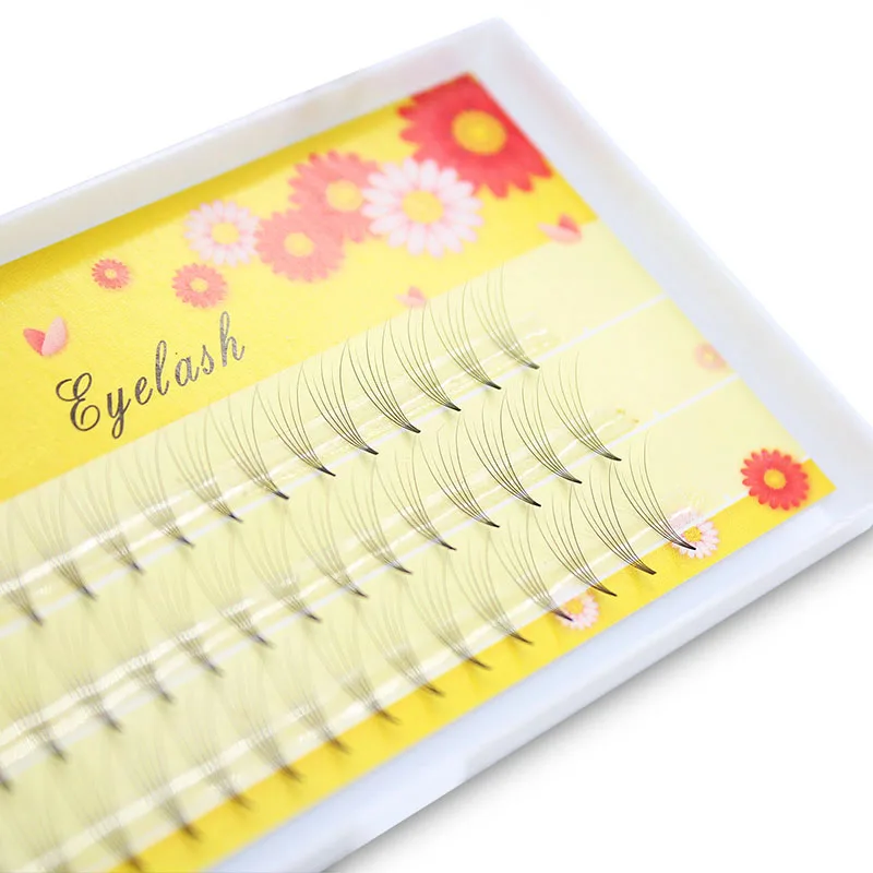 Kimcci 5D naturel individuel Faux cils de vison Volume russe greffage Extension de cils maquillage Faux cils 0.07C Cilia