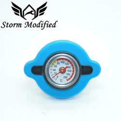 Sutong Universele Truck Water Tank Thermostatische Radiator Cap Cover Met Temperatuurmeter Meter Accessoires 0.9 Bar