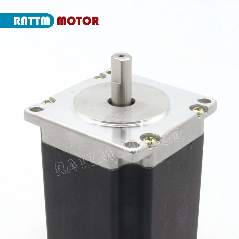 CNC 1.8 Deg Nema 23 stepper motor 112mm single 8mm shaft 2.8N.m 425 Oz-in / 280Ncm 3A 4 wires 23HS2430