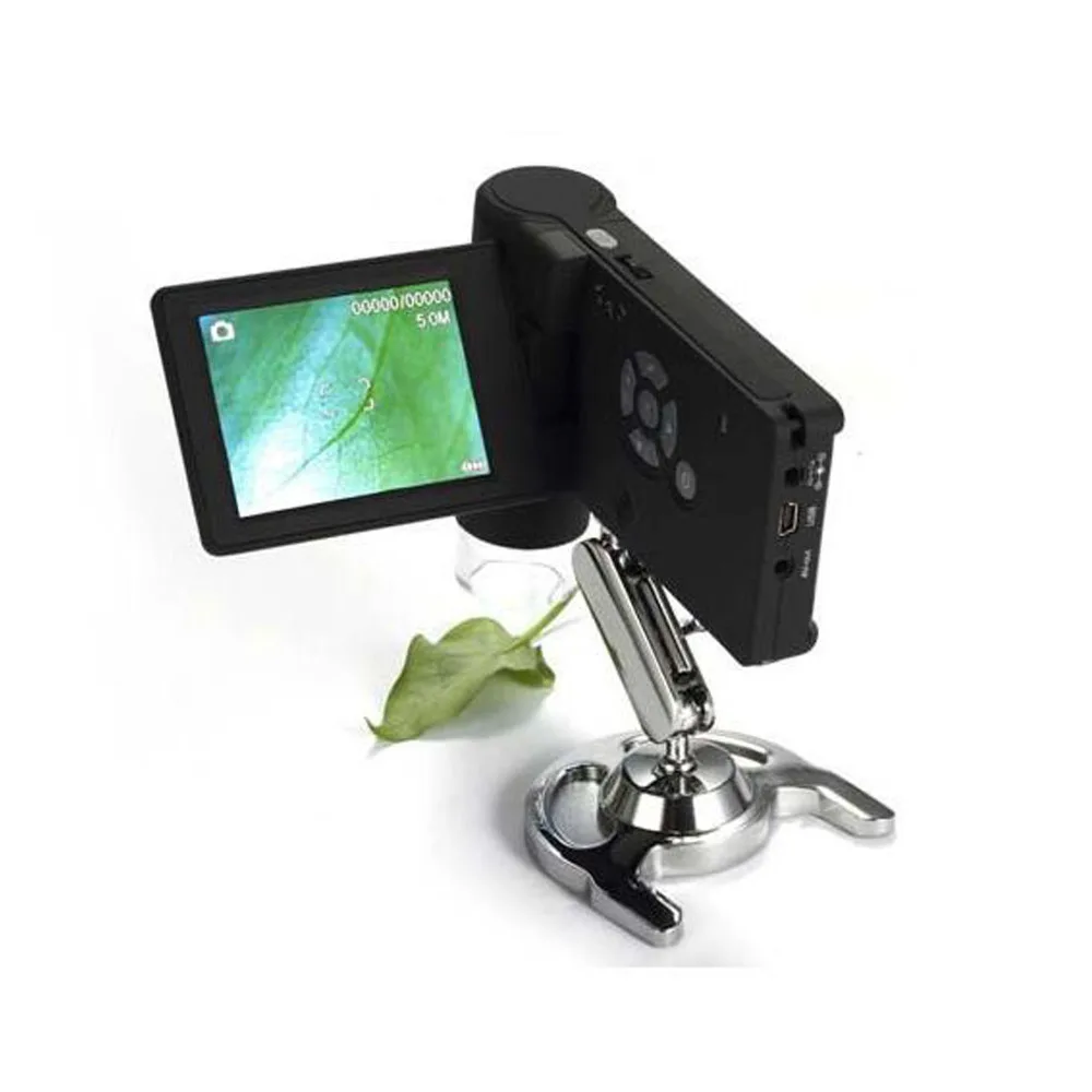 Hohe Qualität 3 ''LCD Display bildschirm 500X Mobile Digital Mikroskop mit 8 LED Lampe 5 MP Kamera Faltbare USB tragbare