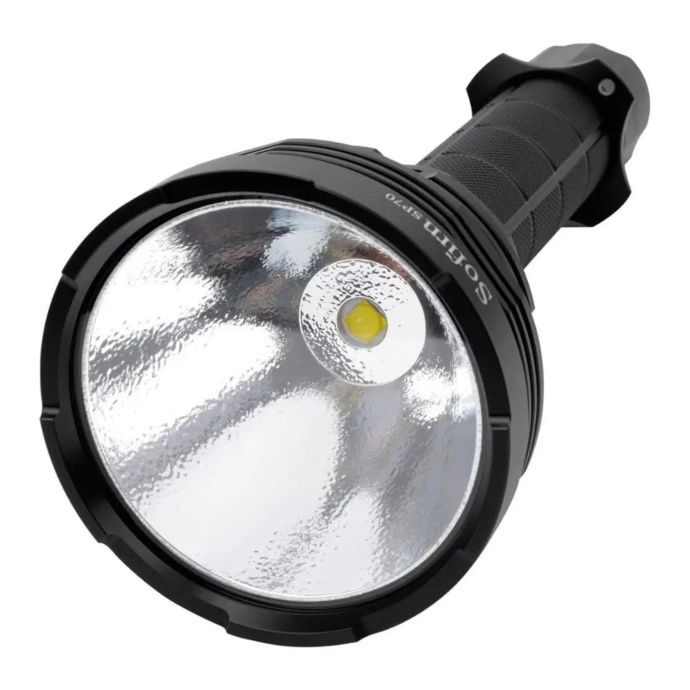 Sofirn éventuelles 70 LED lampe de poche injuste 26650 Lanterne 18650 Dullight LED XHP-70.2 5500strada IP68 ATR Becopropriété 8 recyclable