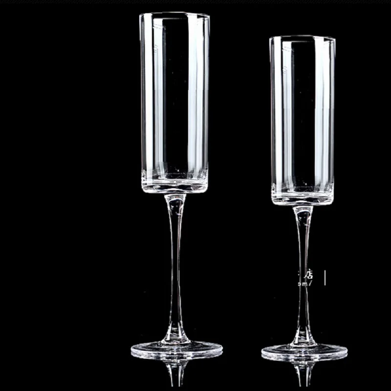 

100-250ML Champagne Flutes Wine Glass Crystalline Luxury Wedding Party christmas Glasses Goblet Crystal Rhinestones Design