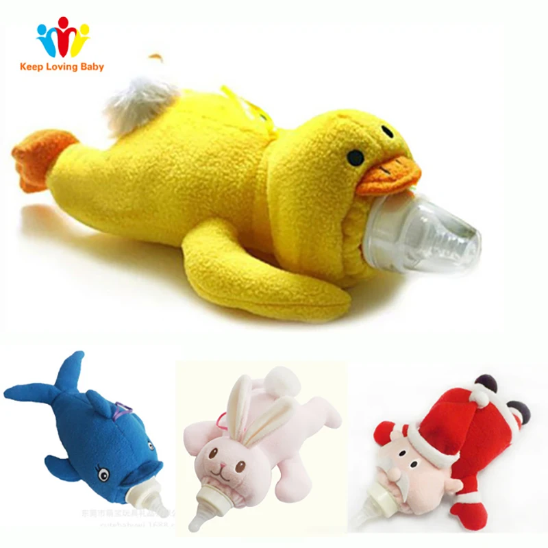 Feeding Bottle Milk Water Warmer Bottle Insulation Bag Newborn Plush Toy Thermal Bag Infant Nursing Bottle Case