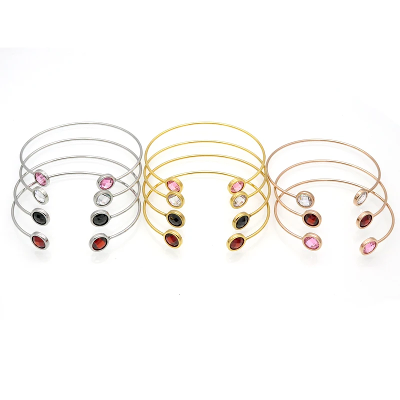 Top Quality Austrian Crystal Bracelets & Bangles Gold Color Stones Exquiste Made Luxurious Jewelry Pulseira Bracelet For Women