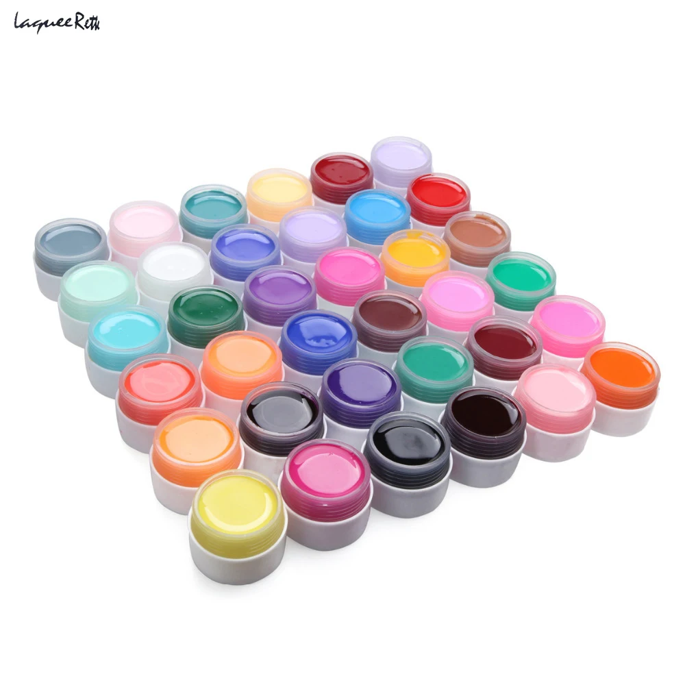 36-kleuren UV Gel Builder Set voor Nail Art Tips Uitbreiding Manicure DIY Gereedschap Decoraties