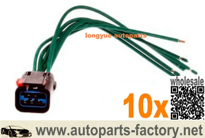 Longyue 10pcs Connector 5013984AA 1P1645 For Chrysler,for Dodge Jeep Window, Wiper Motor Tail Lamp 12