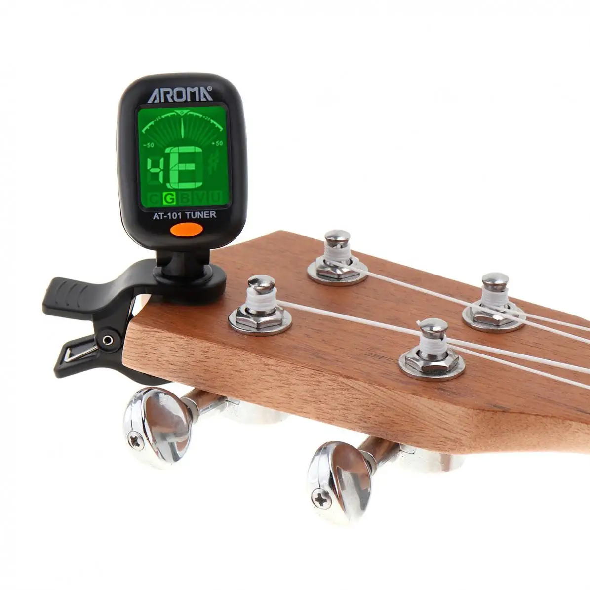 

Clip-on Digital Tuner Foldable Rotating Clip High Sensitivity with Coin Battery for Chromatic / Guitar / Bass / Violin / Ukulele