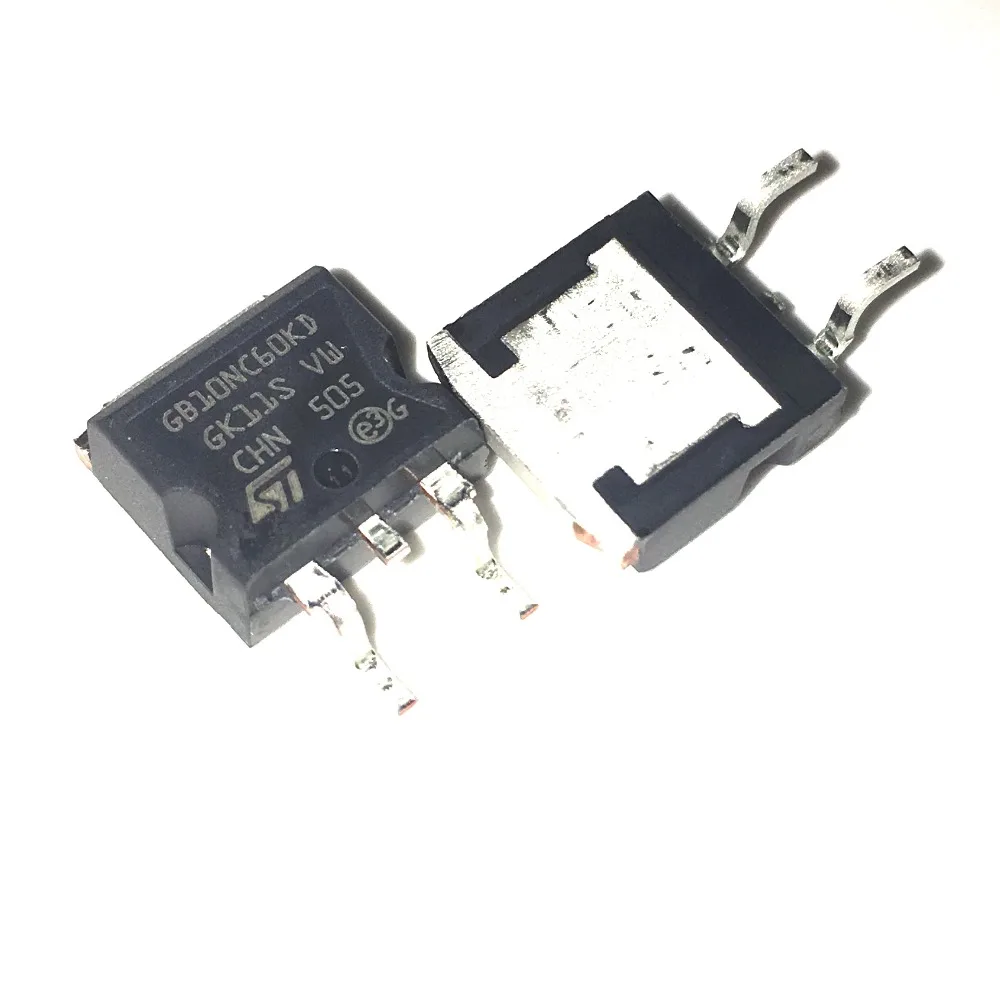 Stgb10nc60kdt4 gb10nc60kd 600v/10a novo e original para-263 igbt transistor