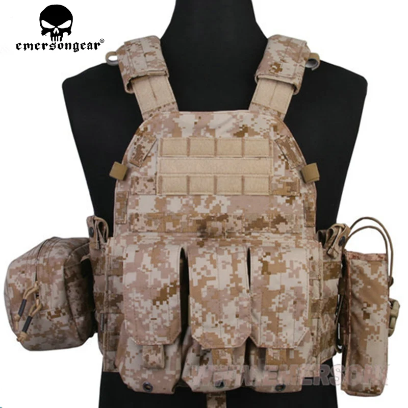 EMERSON GEAR LBT6094A Style Vest with Pouches Airsoft Painball  Combat Gear EM7440G AT/FG AOR1 AOR2 KH CB MR HLD