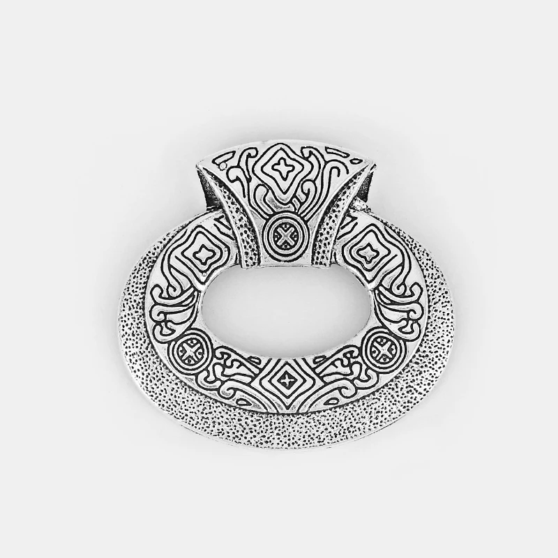 4PCS Ethnic Abstract Large Hollow Round Charms Pendants for Necklace Choker DIY Jewelry Findings Making 45x42mm