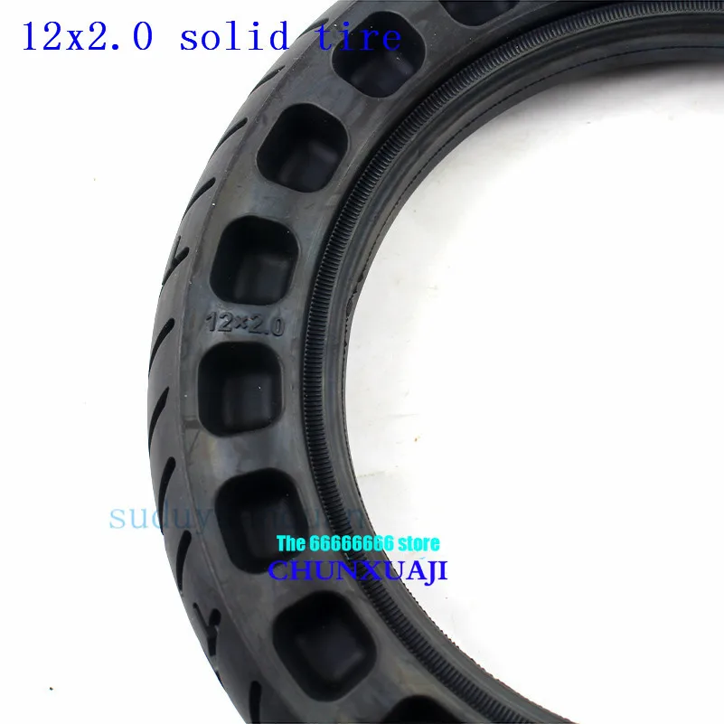 12x2.0 solid tyre 12x2.125 bike folding electric scooter wheel tire 12 inch Non-inflatable tyre fits Many gas scooter E-bike