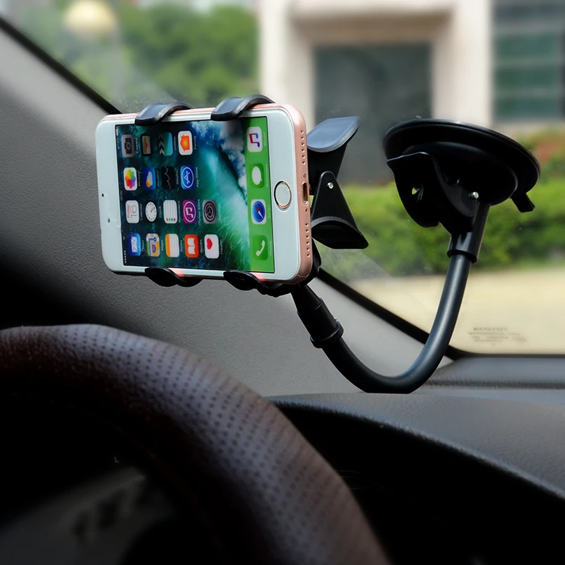 Universal Car Holder Cell Phone Holder For Iphone 7  6s plus SE Stand Support for Samsung Flexible Mobile Phone Holder For Sony