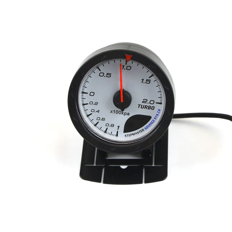 

2.5" 60MM Turbo Boost Gauge 2.0 Bar White Face Face With Logo