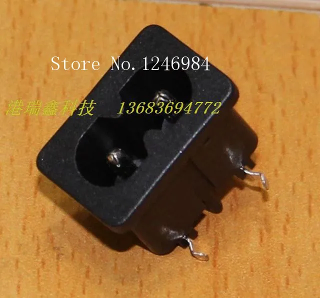 [SA]STEADY AC outlet AC power outlet two core character of small curved legs welded plate holder 2121-3-PP--100PCS/LOT