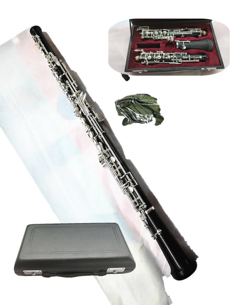 

High-grade oboe Ebony body Nickel-plated keys Good sound Full automatic oboe C key