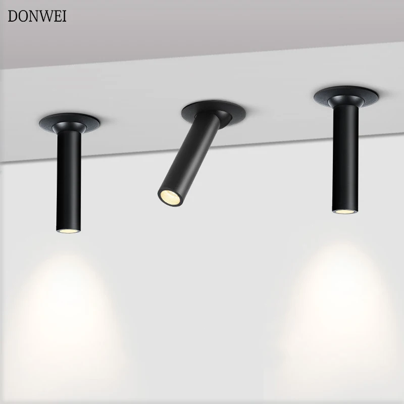 

Rotating led Ceiling light Embedded Adjustable 7W Ceiling lamp for Living Room Dining Room Shop Bar Decoration Light AC 85-265V