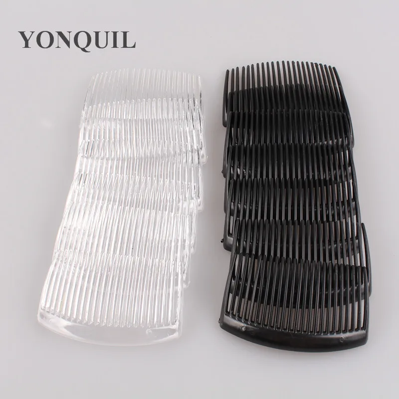 100Pcs/Lot High Quality Thick Plastic Hair Combs 8.5*4.5CM for Fascinator Decor Material DIY Hair Accessories Craft  Headwear