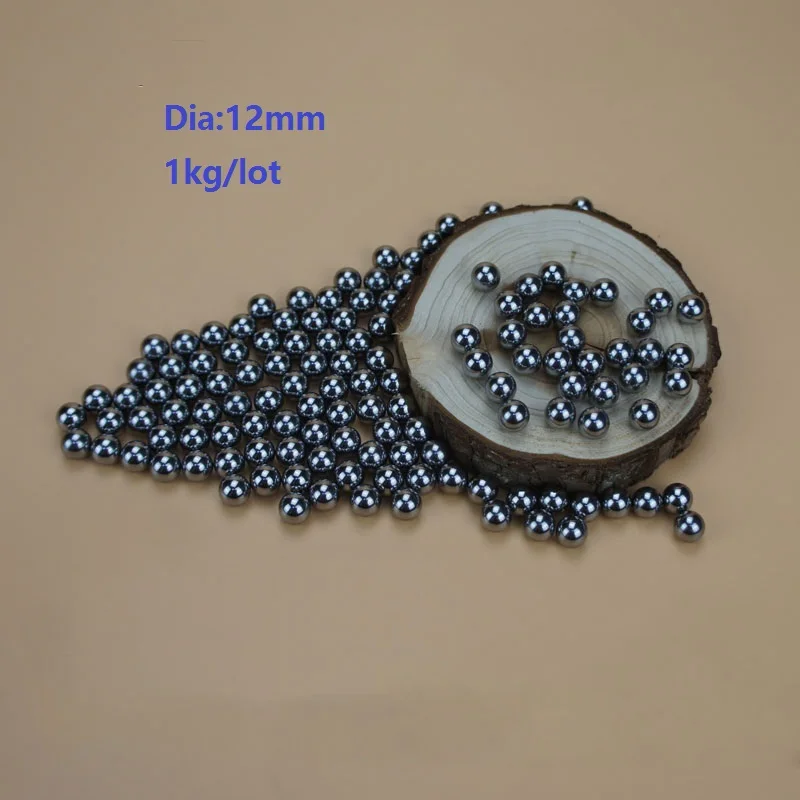 1kg/lot (140pcs) steel ball Dia 12mm bearing steel balls precision GC15 G10 12mm Diameter