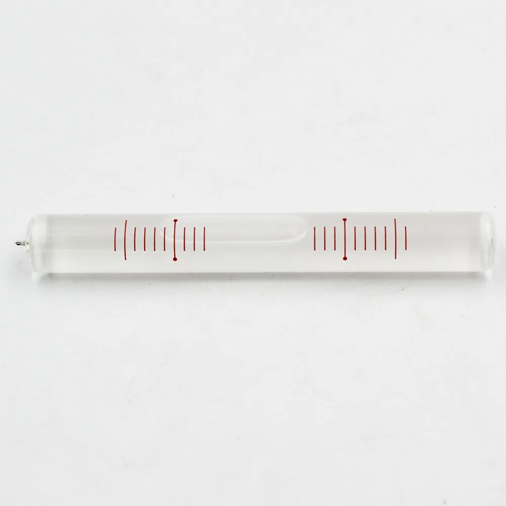 HACCURY High Sensitivity Glass Tube Level Bubble Mini Bubble Level Size 12x95mm Accuracy 0.1mm/m