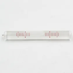 HACCURY High Sensitivity Glass Tube Level Bubble Mini Bubble Level Size 12x95mm Accuracy 0.1mm/m