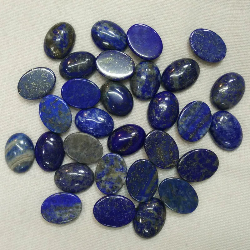 Fashion top quality natural Lapis Lazuli Oval CAB CABOCHON beads 15x20mm for jewelry making wholesale 30pcs/lot  free shipping