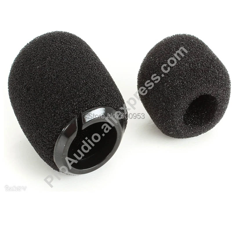 Pro Snap-Fit Foam Windscreens for Shure MX412 MX418 WB98 BETA98 WB98 Instrument Gooseneck Microphone