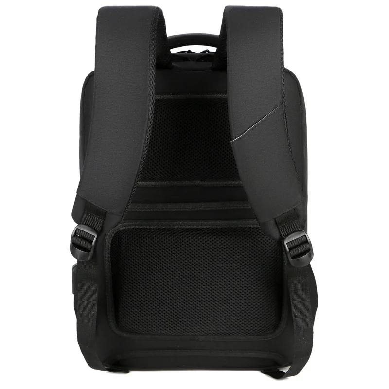 Imagem -02 - Nova Moda Casual Sólidos Homens Mochilas 15.6 Polegada Laptop Masculino Mochila para os Meninos Adolescentes Escola Faculdade Mochila Simples para os Homens