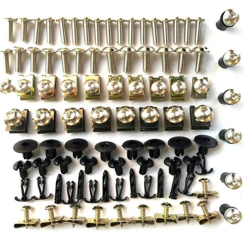 Stainless Steel Black Fairing Bolt Kit CBR929 CBR919 RR Body Screws for Honda CBR 900RR 93 94 95 96 97 98 99