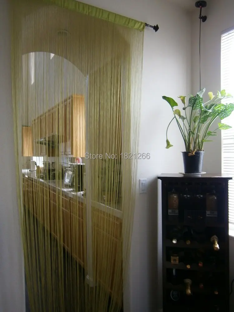 Fashion Decoration Tassel Door String Curtain Thread Fringe Window Panel Room Divider Cute Strip Tassel for Wedding Coffee House