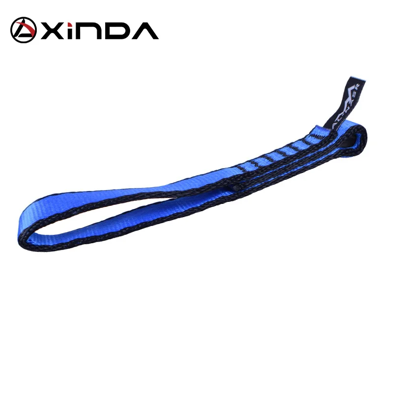 Professional Outdoor Rock Climbing Equipment Moutaineering Belt Support Protective Sling High Strength Wearable Polyester Belts