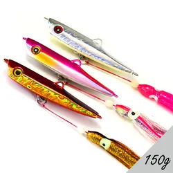Countbass Bottom Ship Inchiku jigs 3PCS 150g 5.3oz met Octopus Assist Hook, Snapper Jigging lokken voor vissen Visser