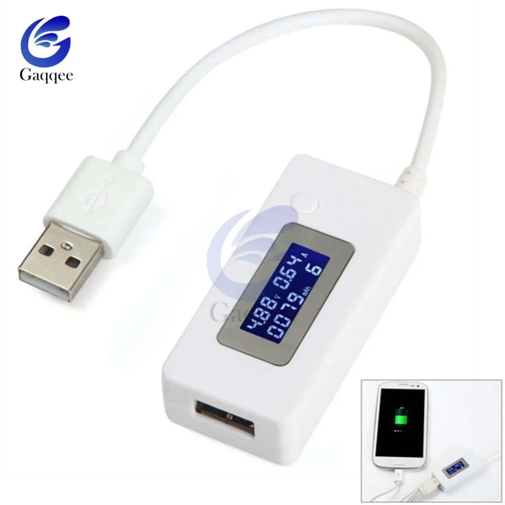 LCD Screen Mini Creative Phone USB Tester Portable Doctor Voltage Current Meter Mobile Power Charger Detector Voltmeter Ammeter