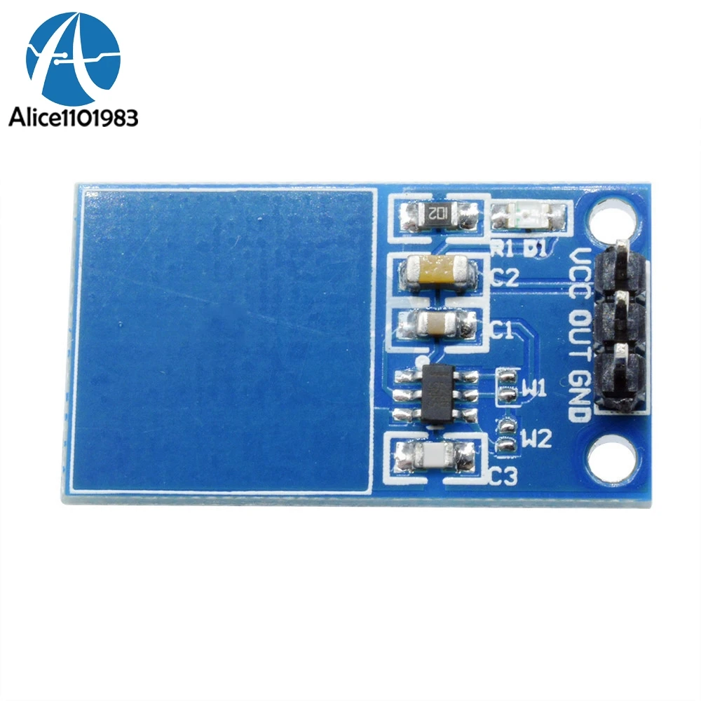 TTP223 Papan Modul Sensor Sentuh Digital Sakelar Sentuh Kapasitif UNTUK Arduino 2.0V-5.5V