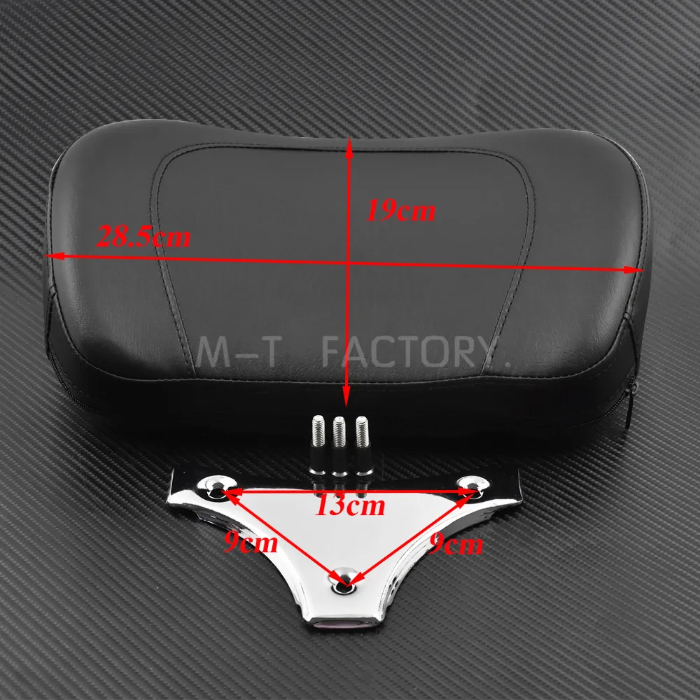 Motorcycle Parts Sissy Bar Models Detachable Passenger Backrest Pad Leather Chrome For Harley Touring FLHRC 1997-2015 2016 2017