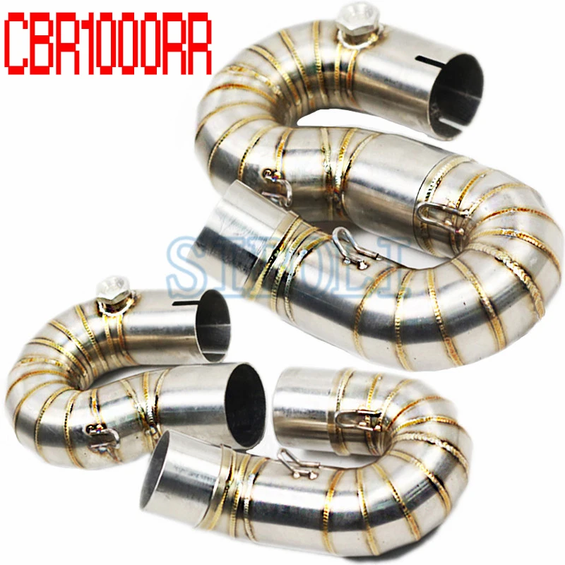 

Motorcycle Exhaust Middle Pipe System Case For HONDA CBR1000RR 2008 2009 2010 2011-2014 Muffler Pipe Front Header Pipe Tube AK01