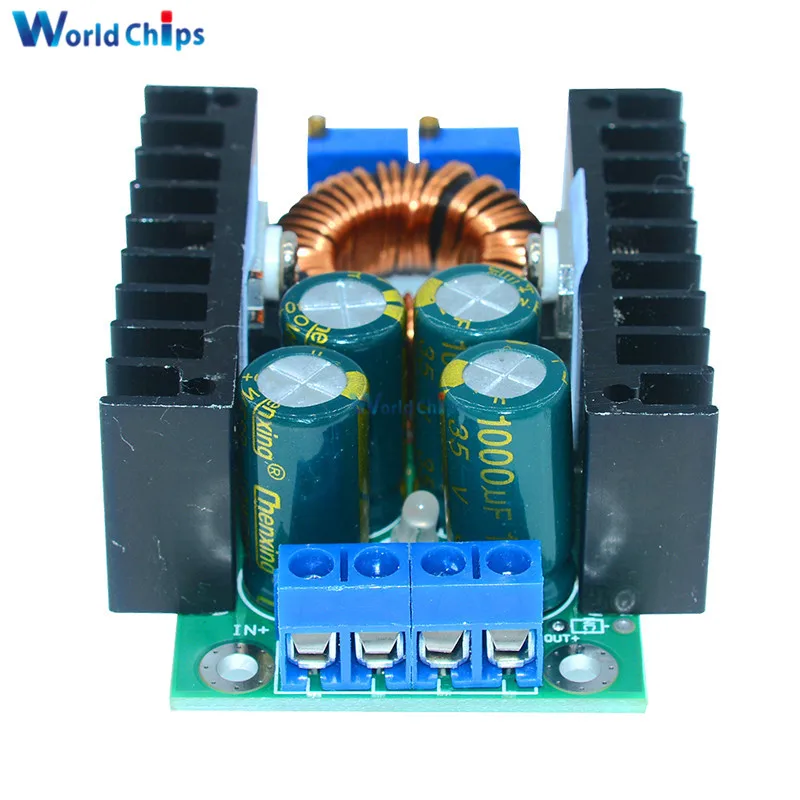 Módulo de Alimentação ajustável para Arduino, Step Down Buck Converter, LED Driver, 300W, XL4016, DC-DC Max, 9A, 5-40V a 1.2-35V