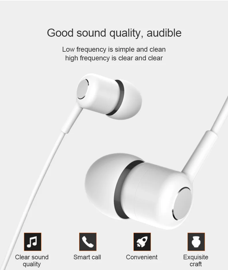 CHYI Earphones Music Earbuds Stereo Gaming Earphone For iPhone 5s iPhone 6 Computer