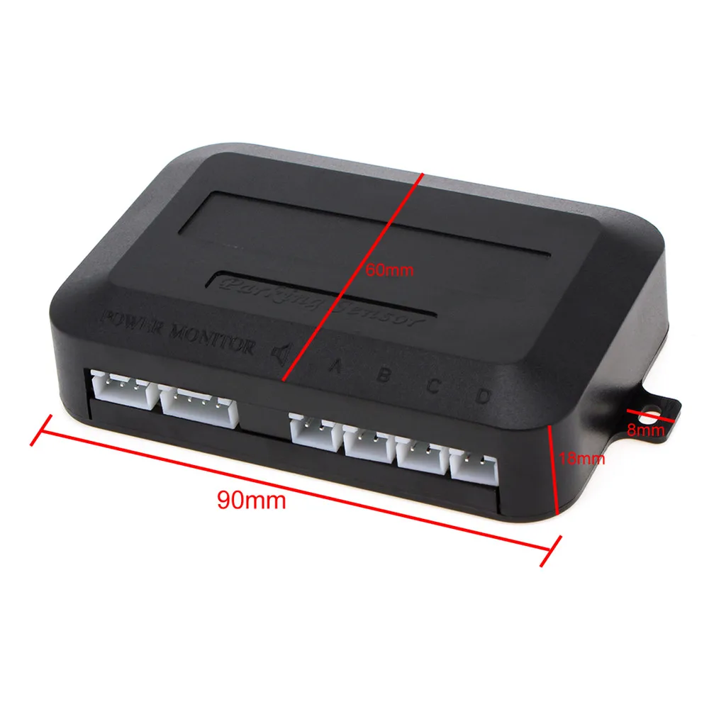 Universal Car Led Parking Sensor Auto Parktronic Display 4 Sensors Reverse Backup Assistance Radar Detector Monitor System