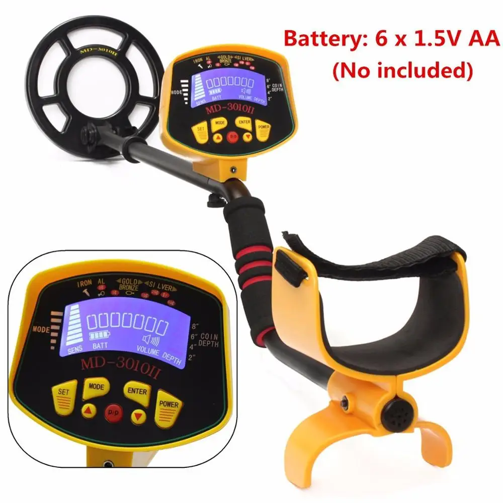 Detector de Metais Subterrâneo Localizador de Ouro Todos Scanner Kit Digger Máquina Tester Metaldetector Gem Detectando md 3010ii