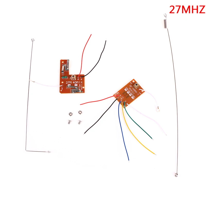 Remote Control Circuit Board PCB Transmitter Receives Antenna Toys 4CH 27MHZ