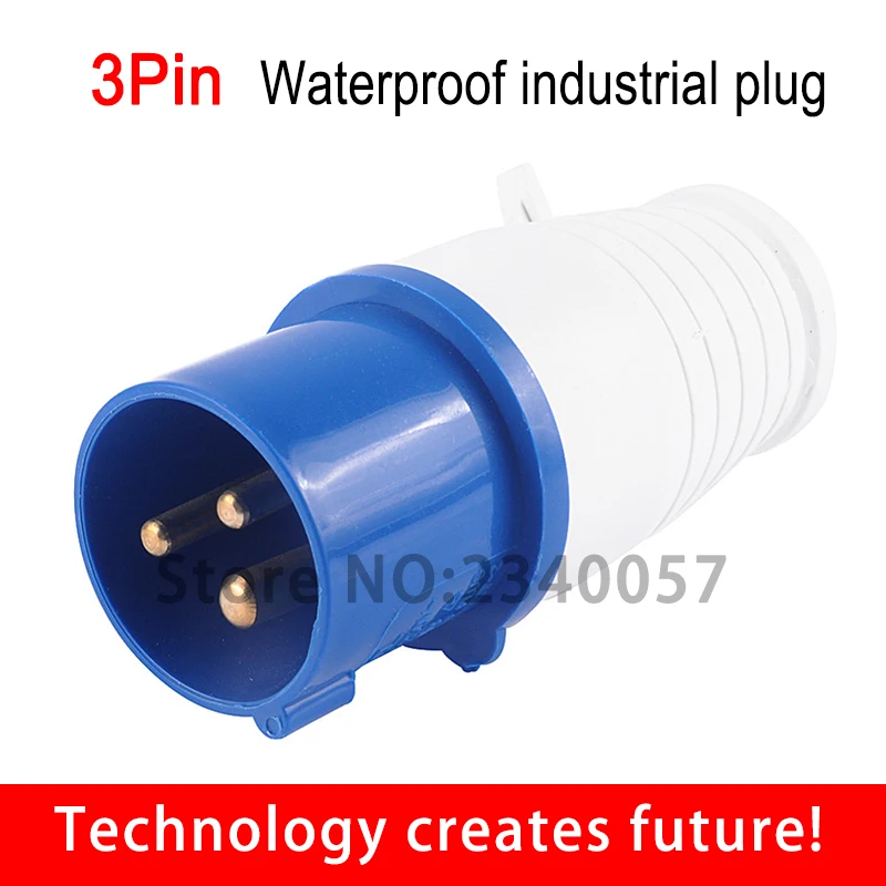 3 Pin 16A/32A Chống Nước Điện Kết Nối Ổ Cắm Điện 240V Công Nghiệp Ổ Cắm Cắm 16 AMP Ổ Cắm Cổng Kết Nối