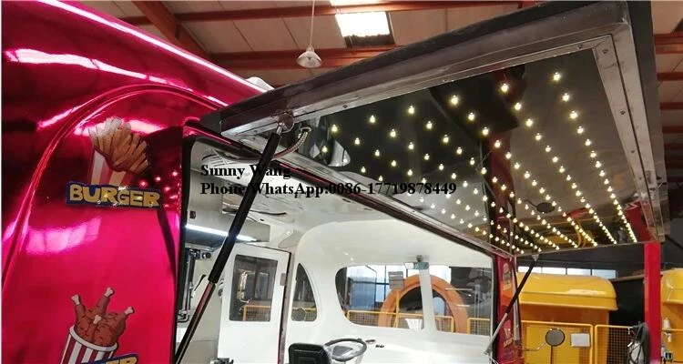 Винтаж мини электрический грузовик для пищевых продуктов быстрая для микроавтобуса витрина для мороженого