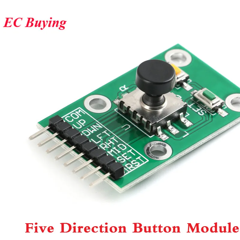 Five Direction Navigation Button Module MCU AVR Game 5D Rocker Joystick Independent Keyboard for Arduino Joystick Module